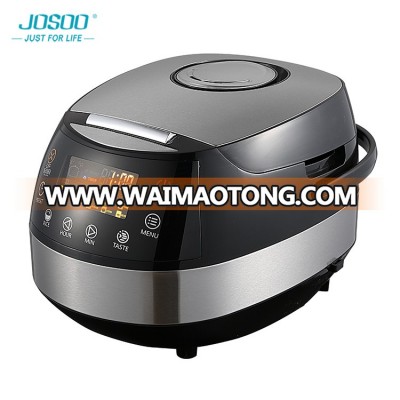 LED screen square shape stainless steel housing russia rice cooking multicooker with IMD touching panel